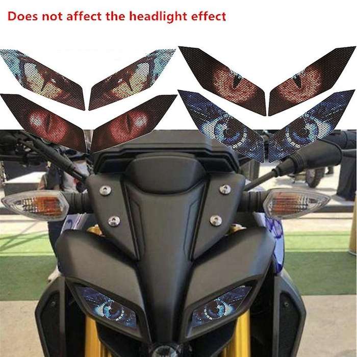 Motorcycle Headlight Protection Sticker Fairing Headlight Sticker Guard Sticker for Mt-09 2017 01