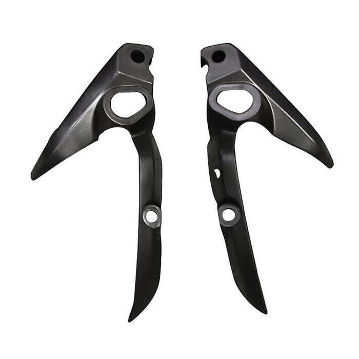 Motorcycle Headlight Side Turn Signal Cover Fairing for Fz07 Mt07 Fz-07 (black)