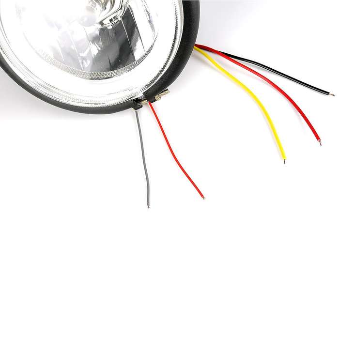 Motorcycle Headlights for Retro Prince Cruise Cars 6-Inch Circular Universal LED Headlight