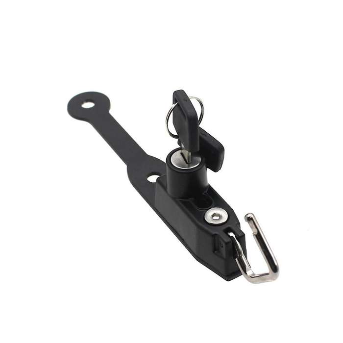 Motorcycle Helmet Lock Side Anti-theft Security with 2 Keys for Cb750 23- Cbr400r Cbr500r Cbr650f Cb