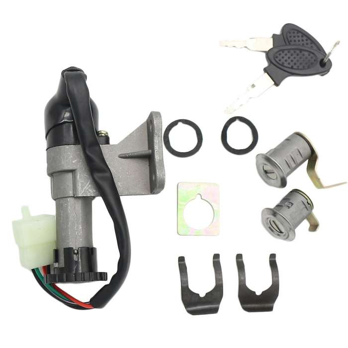Motorcycle Ignition Switch Key Lock Set for 50Cc 150Cc GY6 Scooter Moped Jonway Roketa