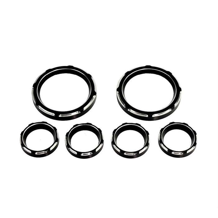 Motorcycle Instrument Cover Board Speedometer Cover for Touring Glide Road Street Glide Trile 96-13