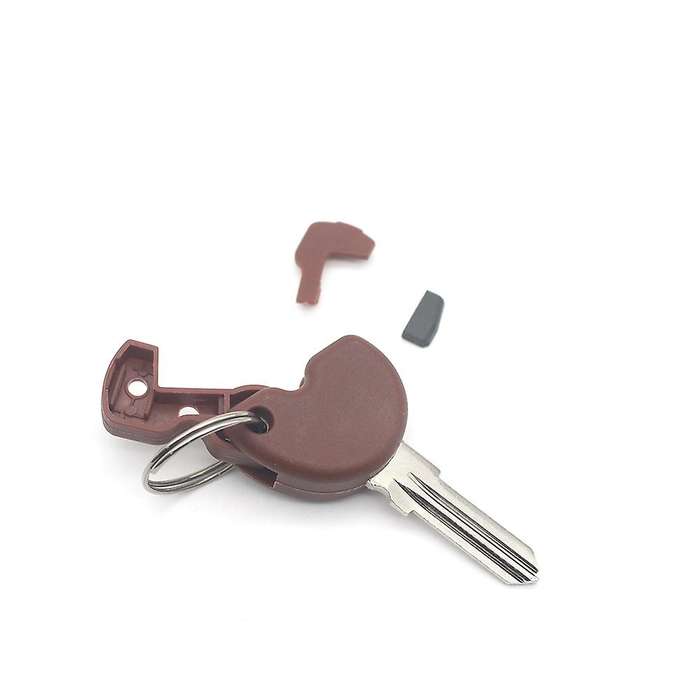 Motorcycle Key Case Cover Uncut Blank Key for GT S 125 200 250 300 Transponder Chip