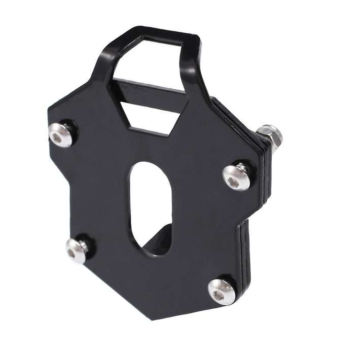 Motorcycle Kickstand Sidestand Stand Extension Enlarger Pad for 2020 2021 2022(black)