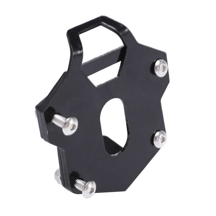 Motorcycle Kickstand Sidestand Stand Extension Enlarger Pad for 2020 2021 2022(black)