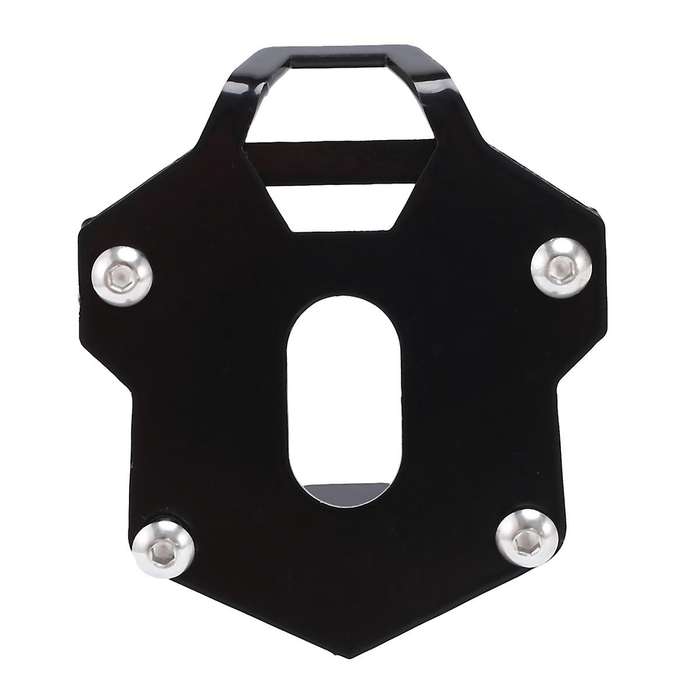 Motorcycle Kickstand Sidestand Stand Extension Enlarger Pad for 2020 2021 2022(black)