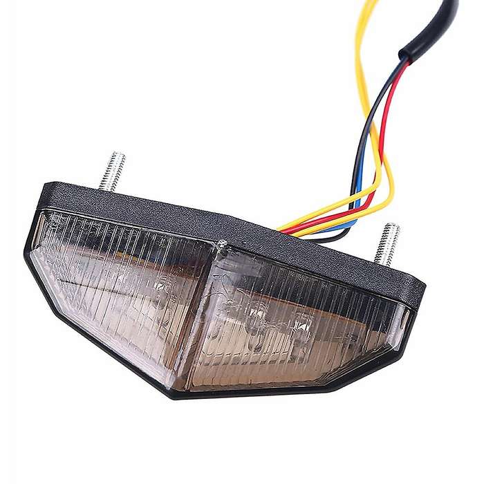 Motorcycle LED Brake Lights Modified Driving Lights Electric Vehicle Scooter Rear Lights Off-Road Wa