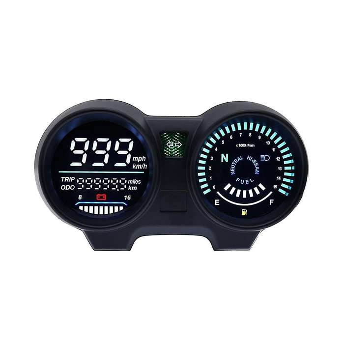 Motorcycle Led Digital Dashboard Motorcycle Rpm Meter Electronics Speedometer for Brazil 150 Cg150