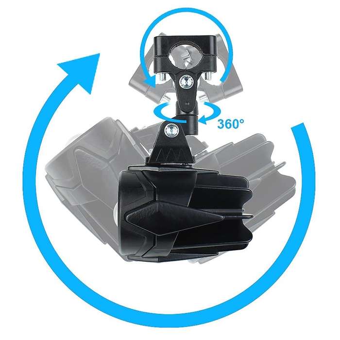 Motorcycle LED Fog Lamps 40W 6000K Spotlight Driving Light with Relay for R1200GS F800GS F700GS F650