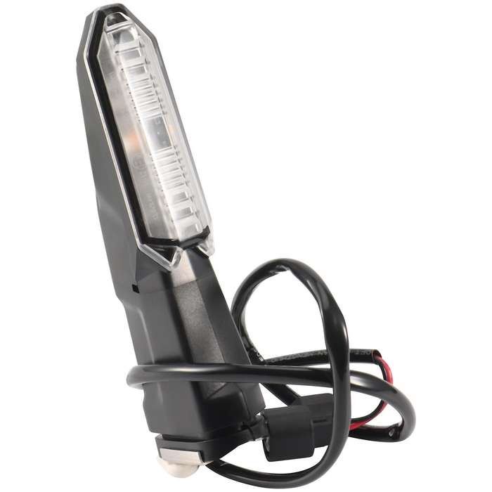 Motorcycle LED Turn Signal Indicator Lights Blinkers for Ninja Z H2 SE Z900 Z400(Transparent shell)