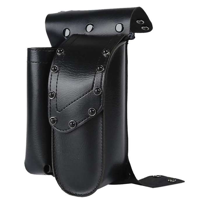 Motorcycle Left Saddle Bag Water Bottle Holder Bag Side Case Bag for Touring Road Street Glide