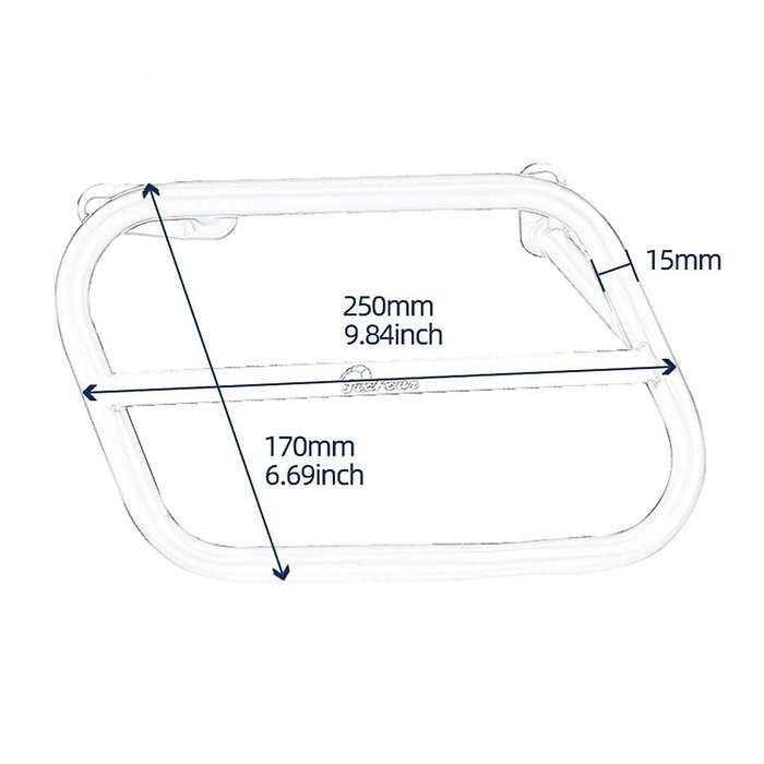 Motorcycle Left Side Bag Bracket for Scrambler 1200XC 1200XE 2019-2023 Side Trunk Bag Support