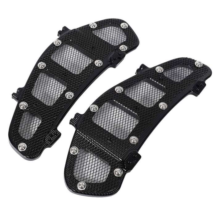 Motorcycle Left Right Radiator Guard Grille Protector Bezel Cover for 250 300 2013-2020(Black)