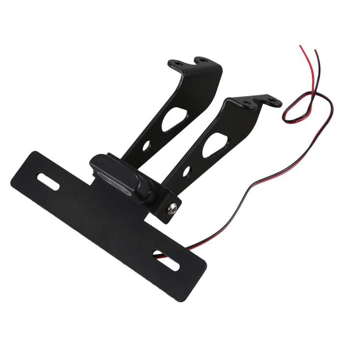 Motorcycle License Plate Bracket License Plate Holder Led Lights for FZ-07 MT 07 2014-2019