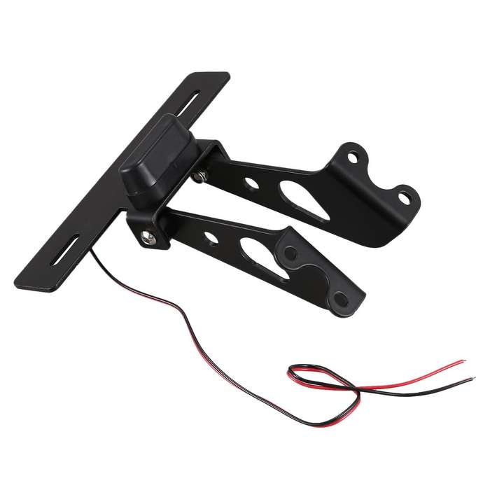 Motorcycle License Plate Bracket License Plate Holder Led Lights for FZ-07 MT 07 2014-2019