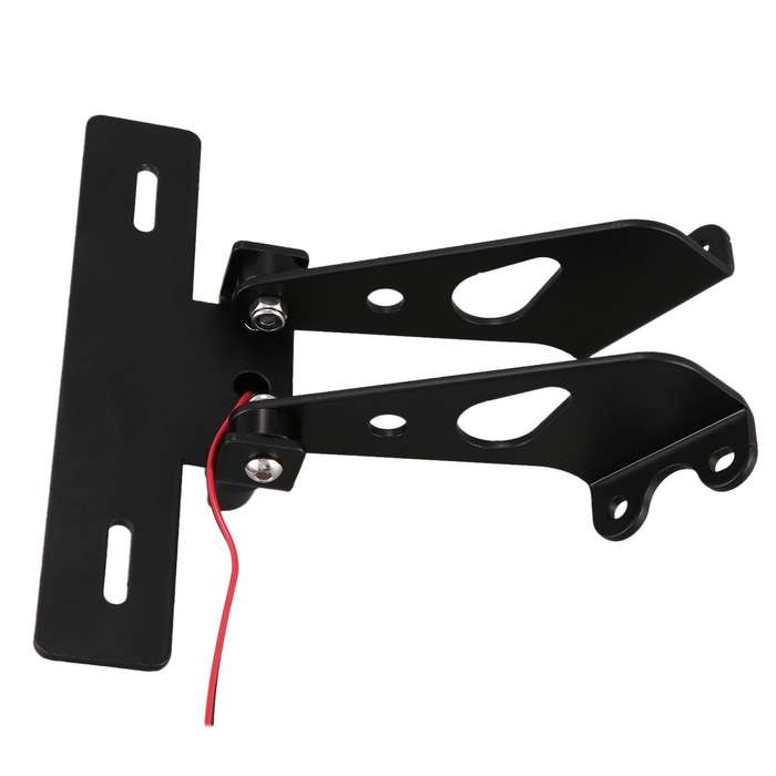Motorcycle License Plate Bracket License Plate Holder Led Lights for FZ-07 MT 07 2014-2019