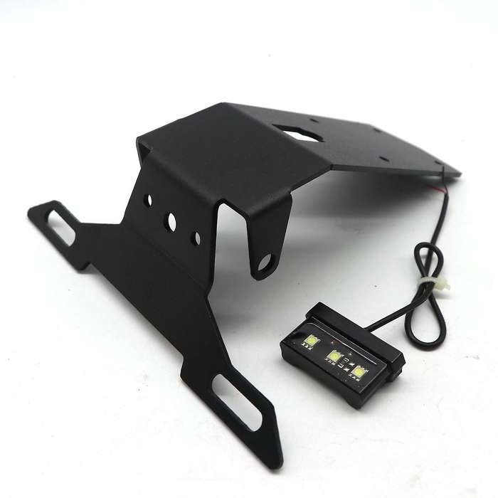 Motorcycle License Plate Bracket Holder Mount LED Light for NINJA H2 H2- Zx1000 2018-2020