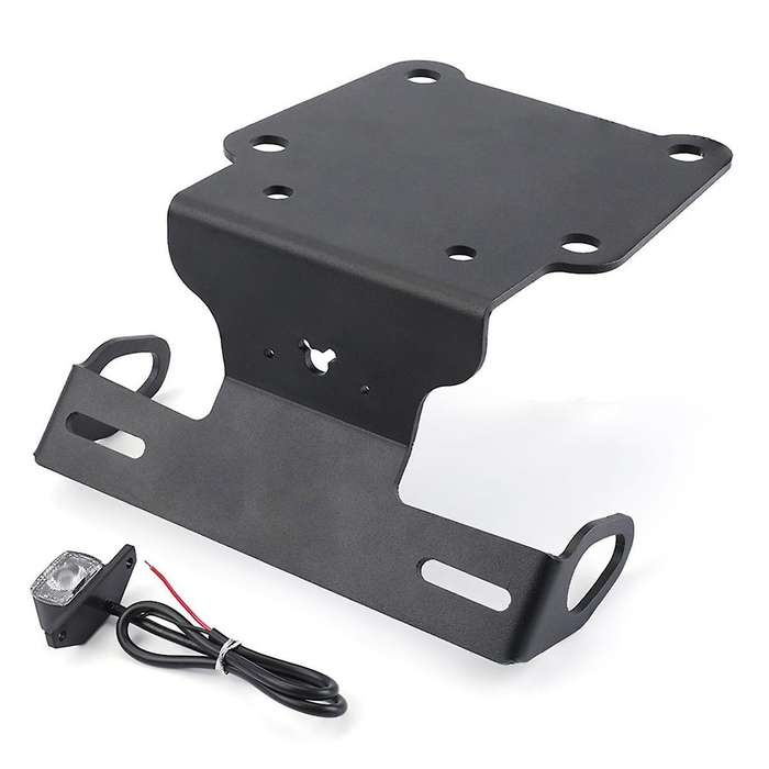 Motorcycle License Plate Holder Bracket for 700/World Raid XTZ700 Tail Tidy Eliminator LED