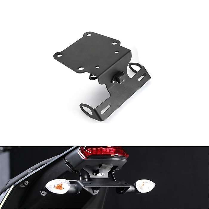 Motorcycle License Plate Holder Bracket for 700/World Raid XTZ700 Tail Tidy Eliminator LED