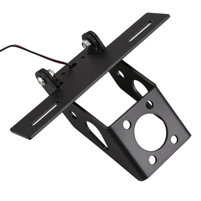 Motorcycle License Plate Bracket License Plate Holder with Led Lights for YZF-R6 YZF R6 2008-2019