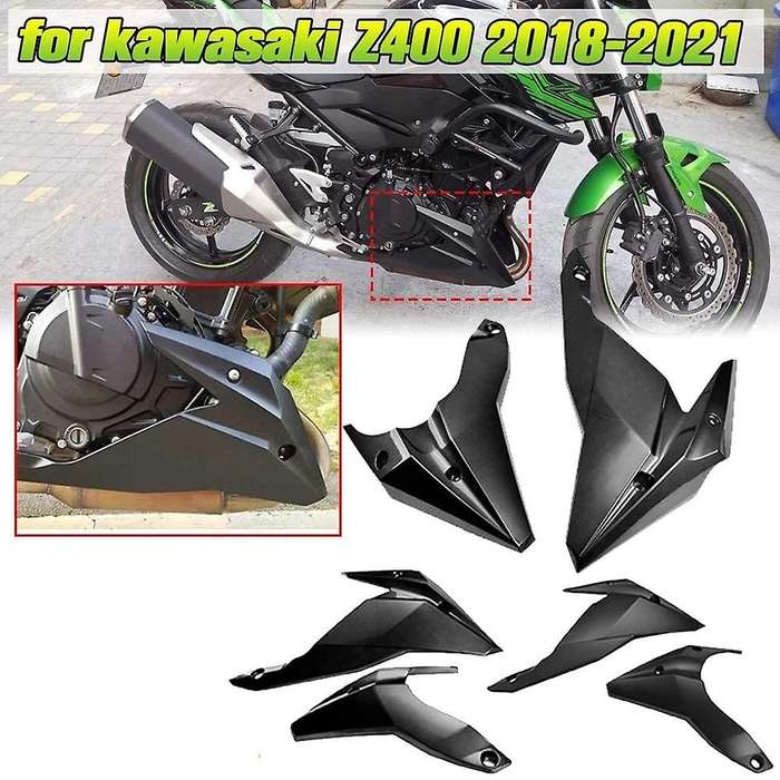 Motorcycle Lower Engine Spoiler Fairing Cover Protection Device for Z400 2018 2019 2020 2021