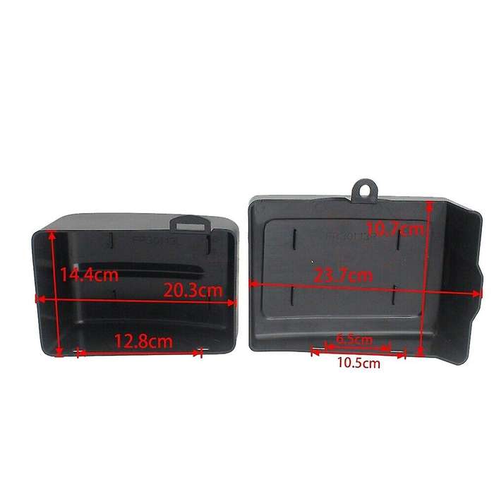 Motorcycle Matte Black Battery Cover Side Cover for -Fat Street 2006-2017