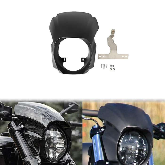 Motorcycle Matte Black Front Headlight Fairing Cover Mask for Softail Breakout Fxbrs 114 Fxbr 107 20