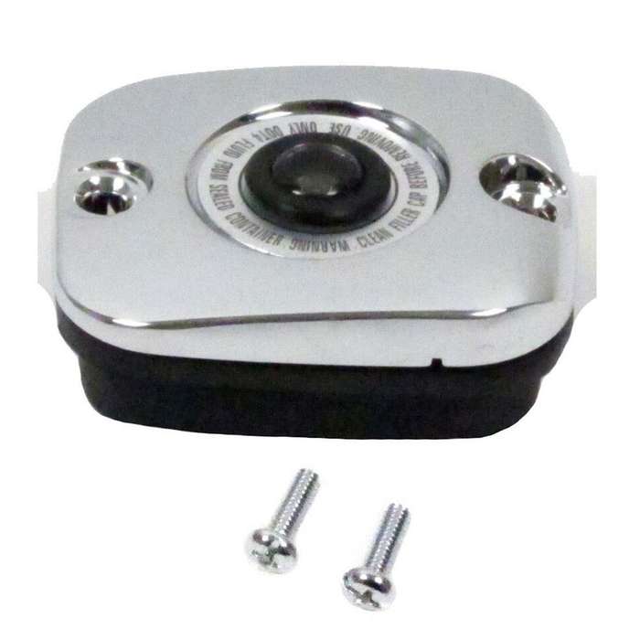 Motorcycle Master Cylinder Cover Pump Cap for Softail Fat-Boy Road Touring Trike Street FXDF
