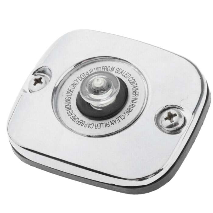 Motorcycle Master Cylinder Cover Pump Cap for Softail Fat-Boy Road Touring Trike Street FXDF