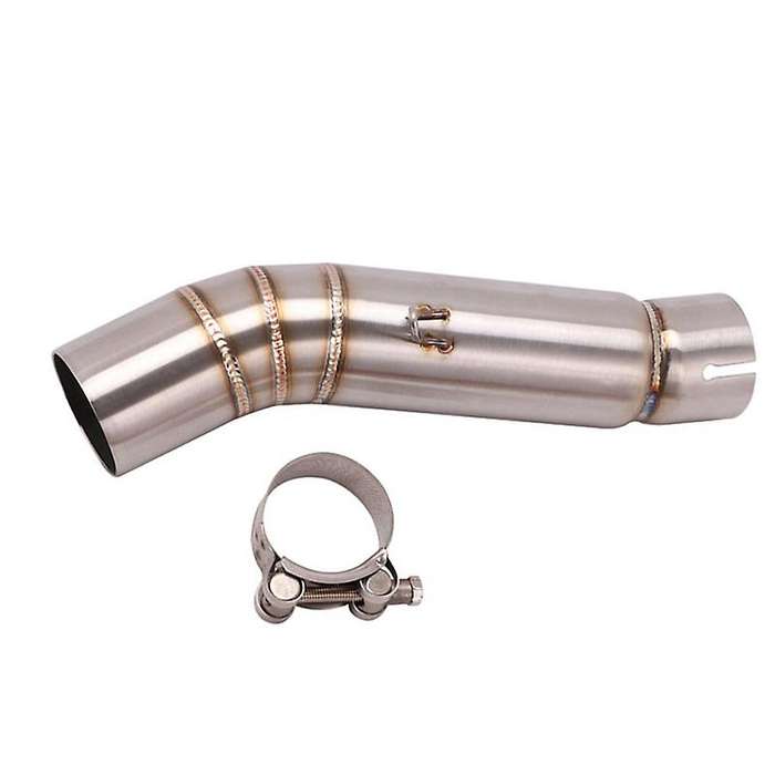 Motorcycle Middle Pipe Link Pipe Exhaust Slip-on Section for CBR500 without Exhaust Muffler