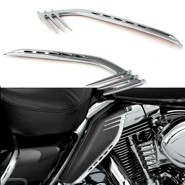Motorcycle Mid-Frame Air Deflector Motorcycle Accent Trim for Road Glide CVO Ultra FLTRUSE