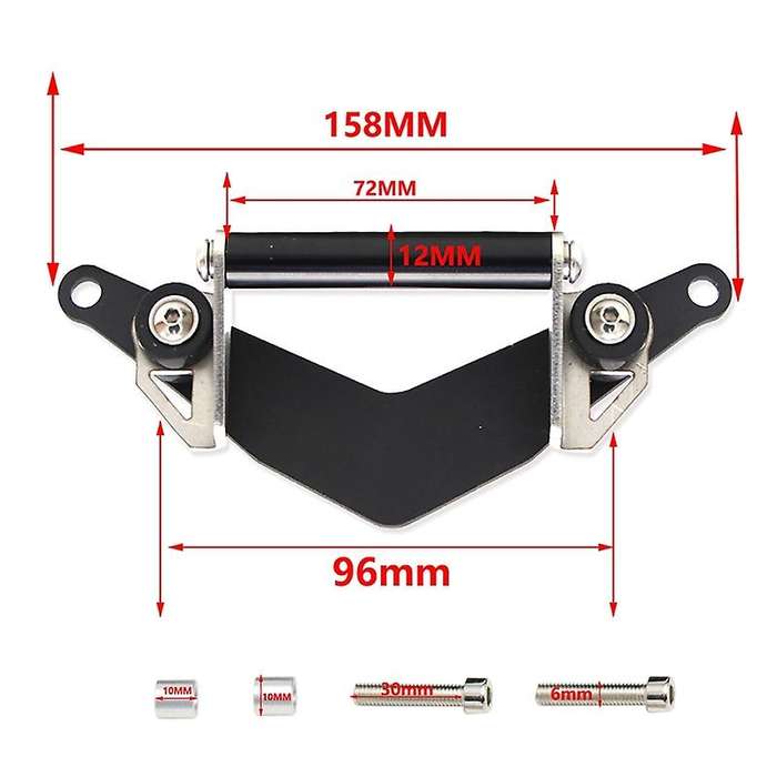 Motorcycle Mobile Phone GPS Navigation Bracket Mounting Bracket for NINJA400 Z400 2018 2019 2020