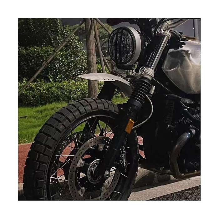 Motorcycle Mudguard Front Hight Scrambler for Rninet R Nine T Pure Ninet Scrambler R9t(black)