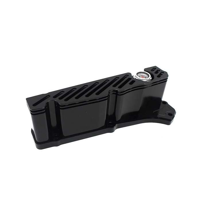 Motorcycle Oil Pan Aluminum Clear Visible Oils Bottom Potn for Gts250 300 2019-2022 Black
