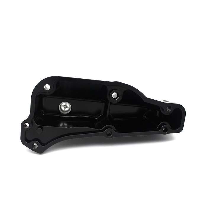 Motorcycle Oil Pan Aluminum Clear Visible Oils Bottom Potn for Gts250 300 2019-2022 Black