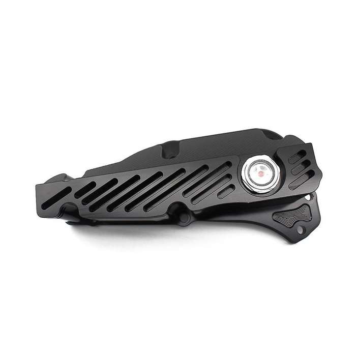 Motorcycle Oil Pan Aluminum Clear Visible Oils Bottom Potn for Gts250 300 2019-2022 Black