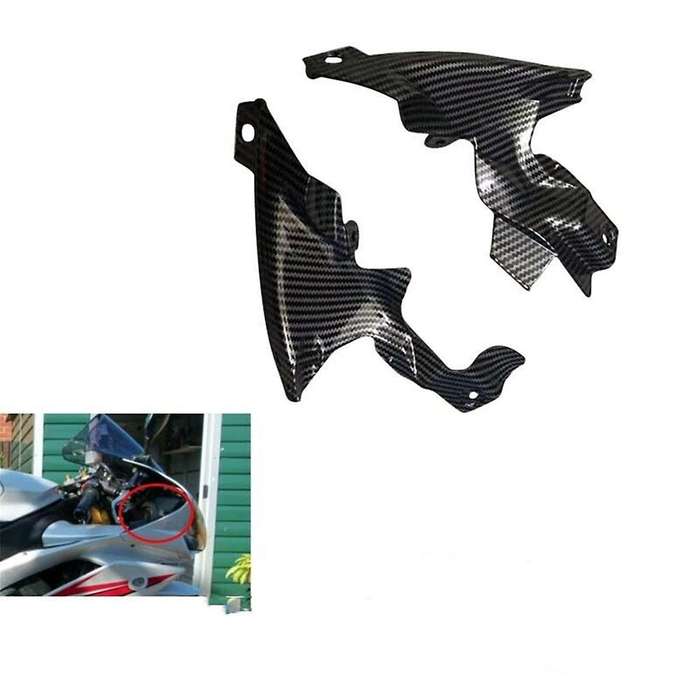 Motorcycle Part Ram Air Intake Tube Duct Cover Trim Carbon Fiber Fairing Bodywork for Yzf R1 Yzf-r1