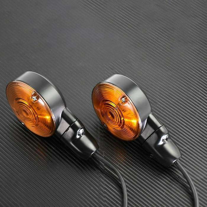 Motorcycle Parts Front Flat Turn Signal Light for Touring Tour Glides FLSTC 1986+