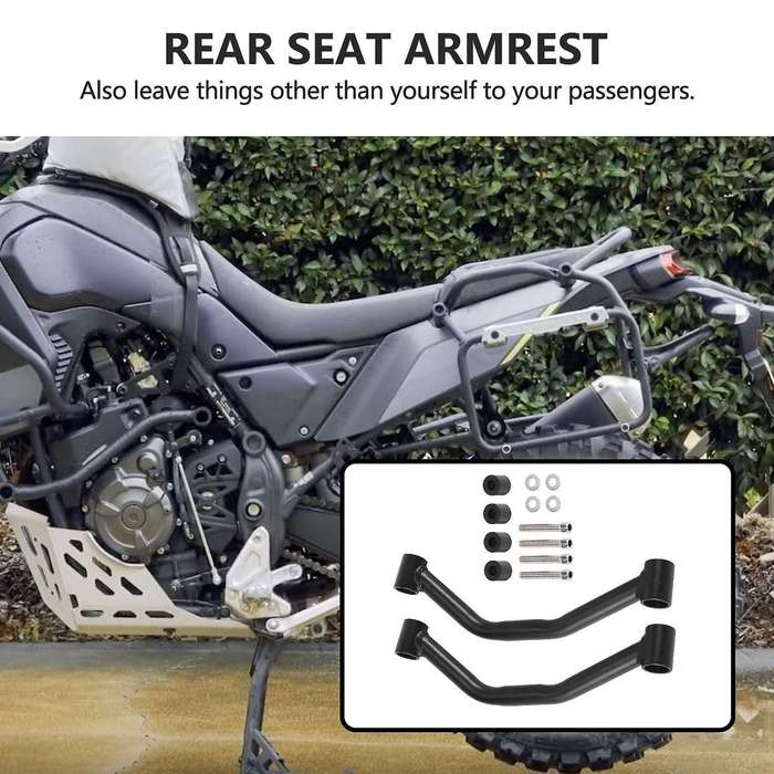 Motorcycle Passenger Rear Grab Handle CNC Hand Handle Grab Bar Rail for TENERE 700