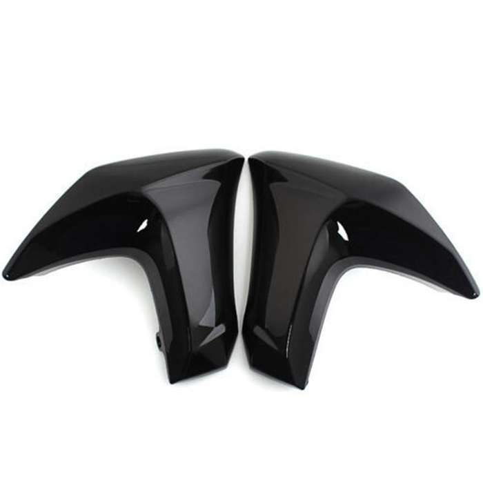 Motorcycle Radiator Cover Turn Signal Mid Side Fairing Trim Cowl for ER6N ER-6N 2012-2016,Gloss Blac