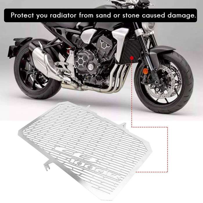 Motorcycle Radiator Guard Radiator Grille Cover Protection for CB1000R 2018-2020