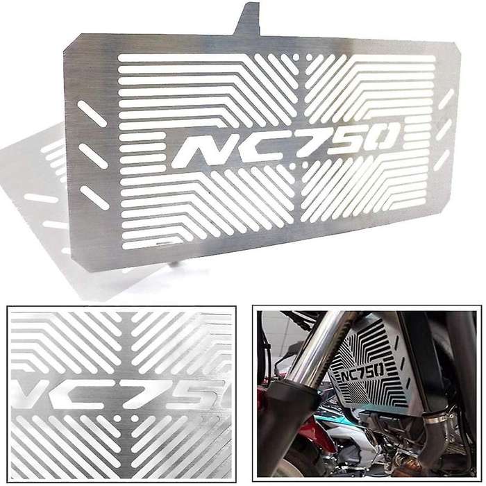 Motorcycle Radiator Protector Protective Cover for NC750 S X N 2014-17 Water Cooler Protection Silve