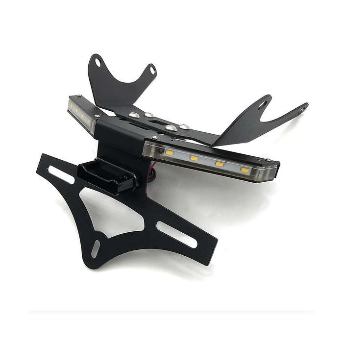 Motorcycle Rear Bracket License Plate Frame Holder Turn Signal Light for Cb650r Cbr650r 2021 2022 2