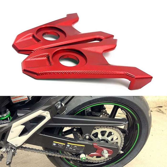 Motorcycle Rear Axle Spindle Chain Tensioner Adjuster Blocks for Z800 2013-2016 Motor Accessories Re