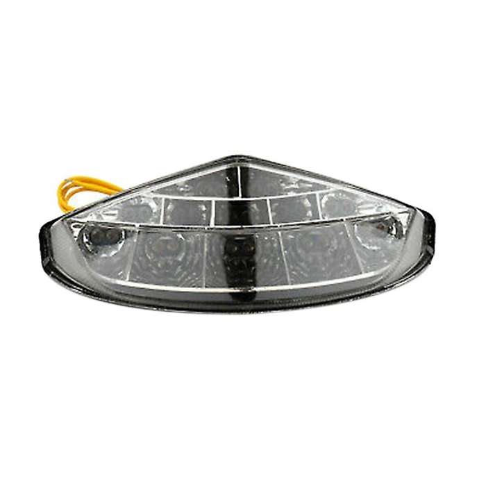 Motorcycle Rear Brake Light with Steering Tail Light Assembly for 696 795 796 1100S 1100(Clear)