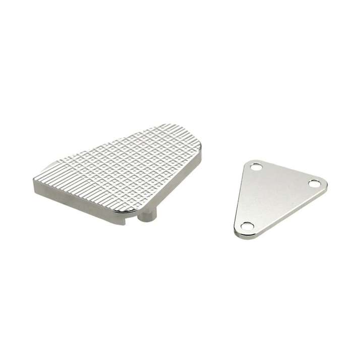 Motorcycle Rear Foot Brakes Pedals Levers Step Plate Extension for CB750 CB 750 2023 2024-(Silver)
