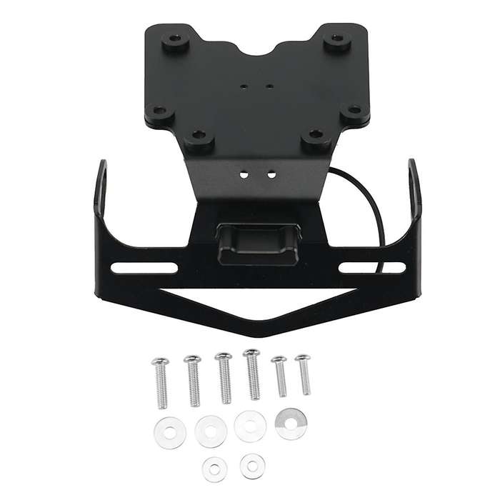 Motorcycle Rear License Plate Holder Bracket with Light Tail Tidy Eliminator for Tenere 700 Xt700z