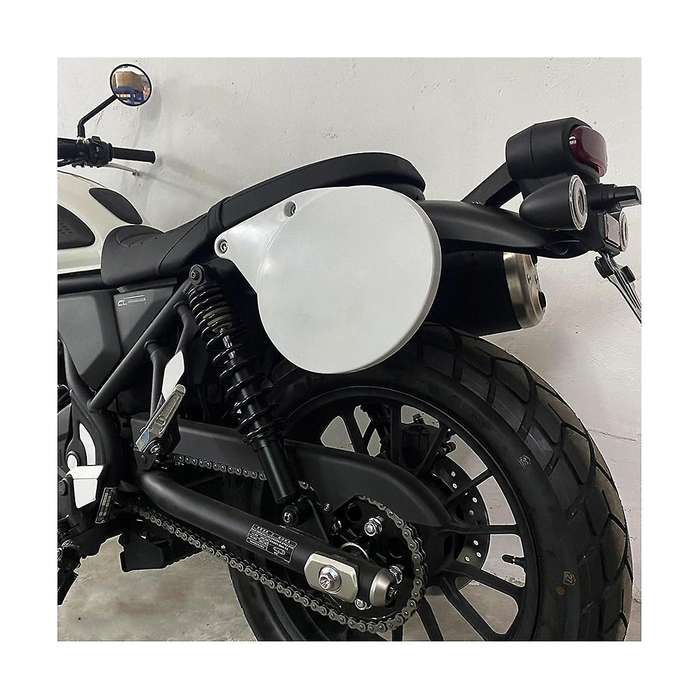 Motorcycle Rear Side Trim Cover Vintage Trim Plate for Cl500 500 500 Cl250 250 2023 2024(black)