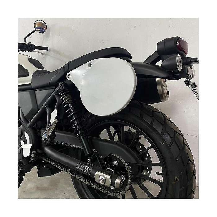 Motorcycle Rear Side Trim Cover Vintage Trim Plate for Cl500 500 500 Cl250 250 2023 2024(white)