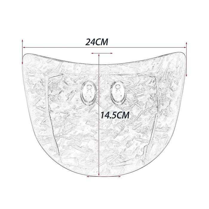Motorcycle Rear Tail Wing Cover Decoration Guard Rear Tail Wing Fairing for Sprint 150 2013-2023 For